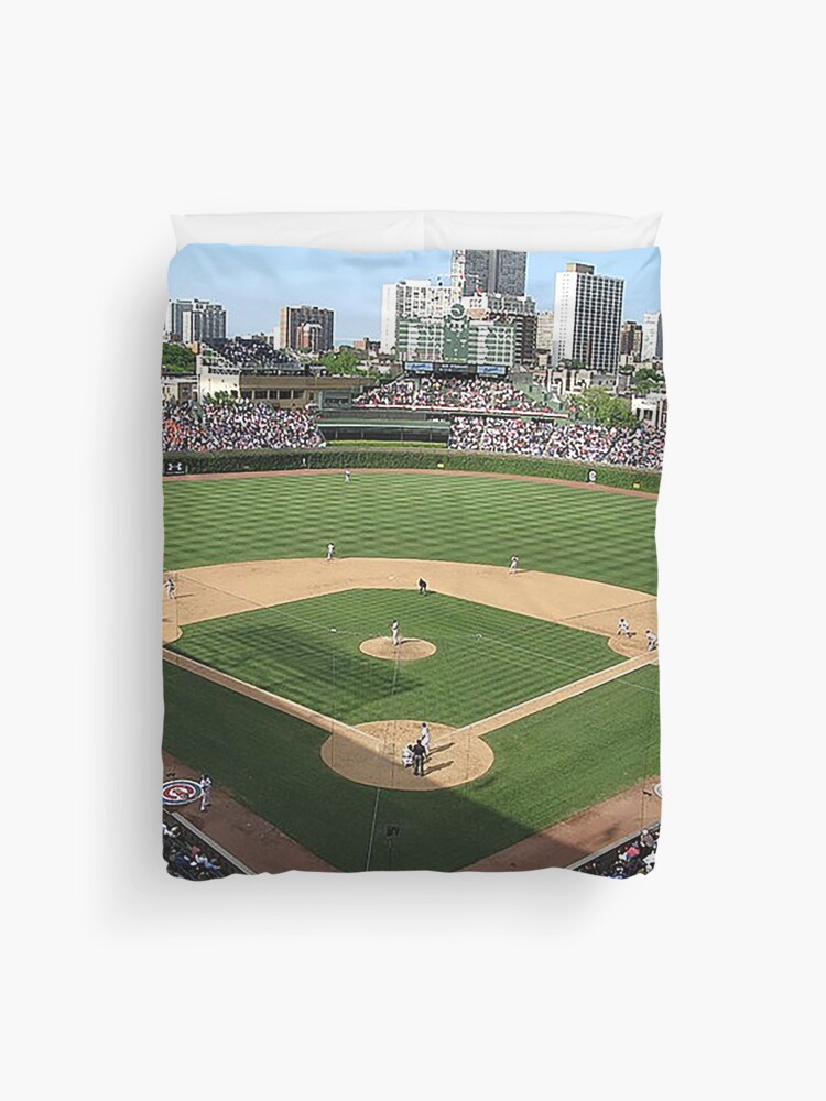 Wrigley Field, Chicago Baseball Stadium, Ivy Covered Wall, Bleacher Bums,  Waveland Ave,  Poster for Sale by Nostrathomas66