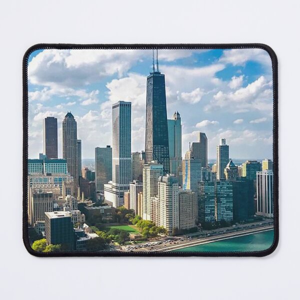 Item preview, Chicago Skyline, Second City, Sears Tower, Chicago river, Chicago, Illinois, Skyscrapers, Lake Michigan designed and sold by Nostrathomas66.