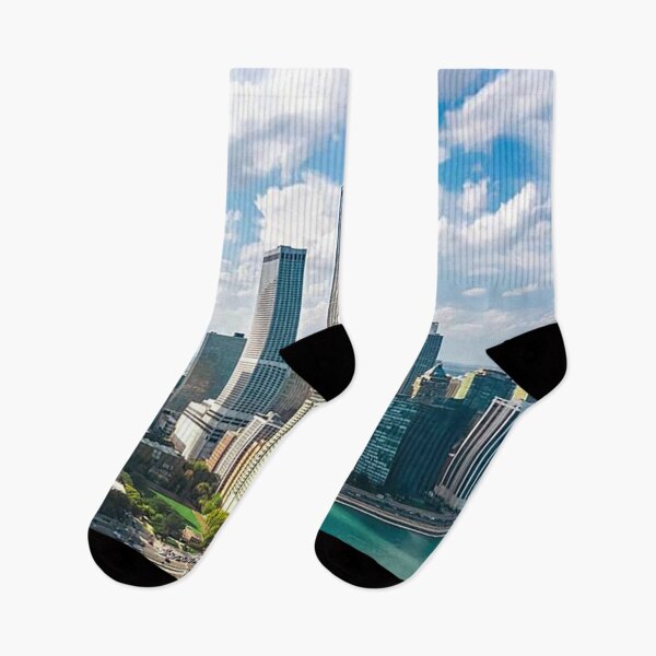 Item preview, Chicago Skyline, Second City, Sears Tower, Chicago river, Chicago, Illinois, Skyscrapers, Lake Michigan designed and sold by Nostrathomas66.