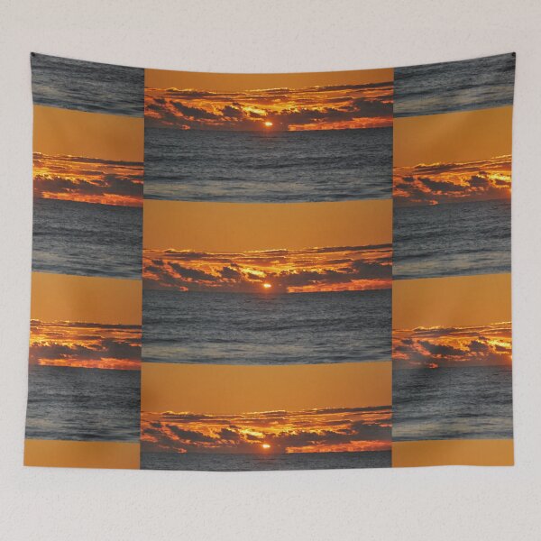 Item preview, Assateague Island Sunrise - Sun Behind Clouds - Horizontal Photo designed and sold by FoxyParrot.