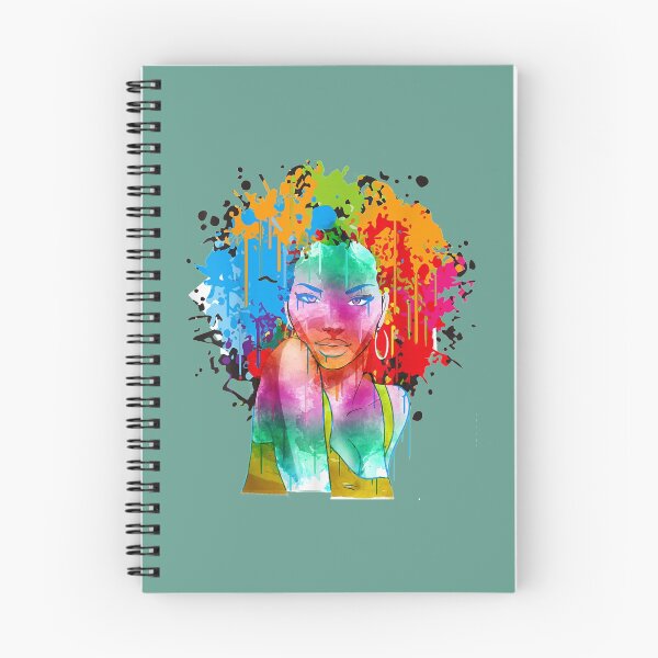 Item preview, African American Lady Funny Afro Painting Art Gift Men Women designed and sold by Studio520.