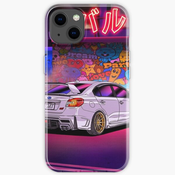 Subaru Impreza WRX STi Neon Nacht iPhone Flexible Hülle