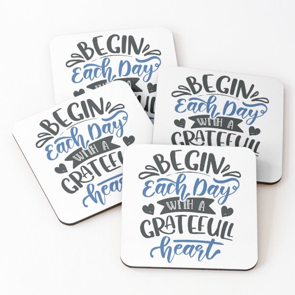 Item preview, Begin Each Day With A Grateful Heart. designed and sold by FOX1999-Design.