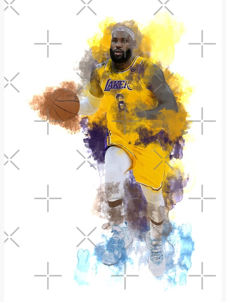 LeBron James Comeback Number Jersey 6 | Art Board Print