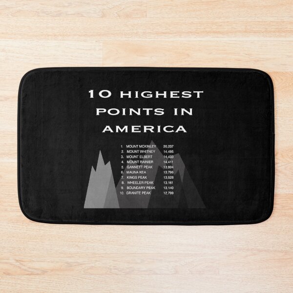 Item preview, 10 Highest Points in America designed and sold by daysray.