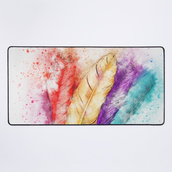 Artikelvorschau, Retro-Federn-Aquarell-Technik entworfen und verkauft von NoahDea.