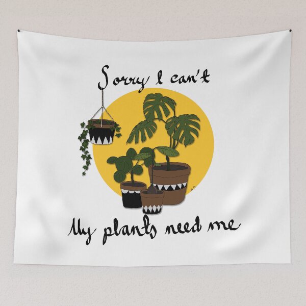 Item preview, Sorry I can't my plants need me designed and sold by inacaroline.