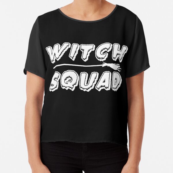 Witch Squad (white) Chiffon Top