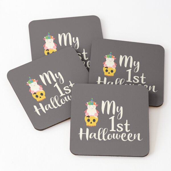 Item preview, My First Halloween with Cute Vampire And Skull designed and sold by DAFIN.