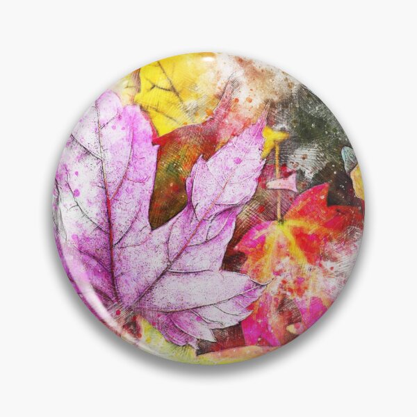 Item preview, Watercolor colorful autumn leaves designed and sold by NoahDea.