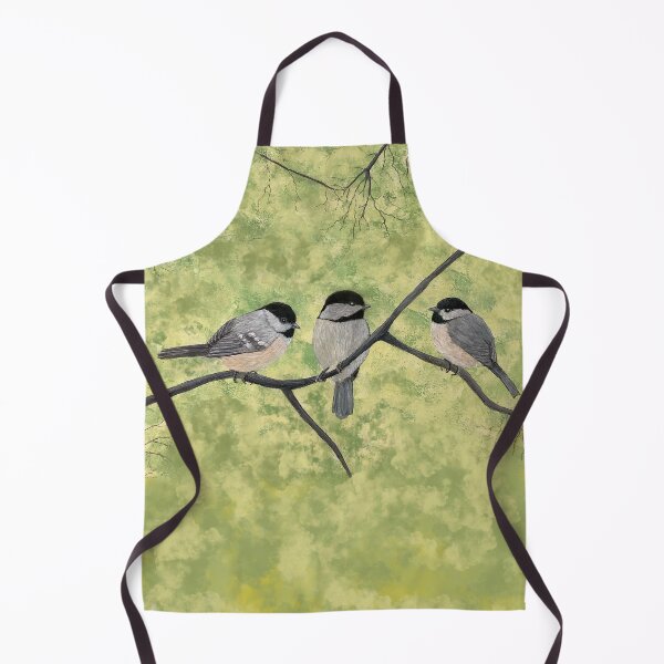 Item preview, Three cute chickadees sitting in a tree designed and sold by Diane Hunter Art.
