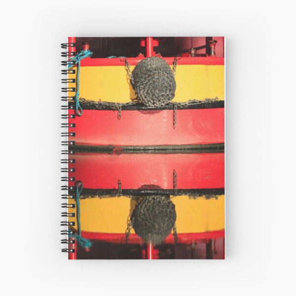Red and Yellow Spiral Notebook