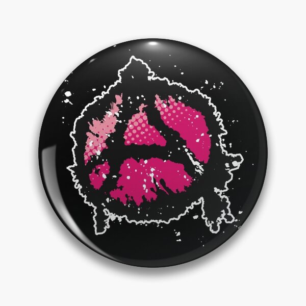 Item preview, Anarchy Symbol in Magenta Pink designed and sold by iscaStudioArt.