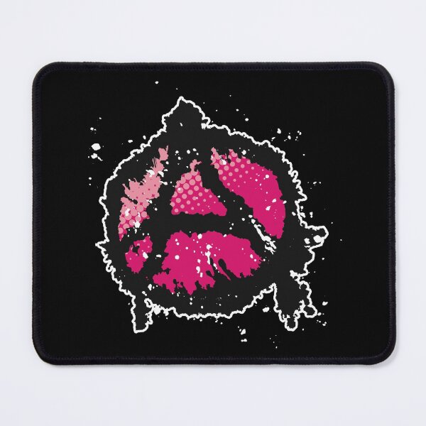 Item preview, Anarchy Symbol in Magenta Pink designed and sold by iscaStudioArt.