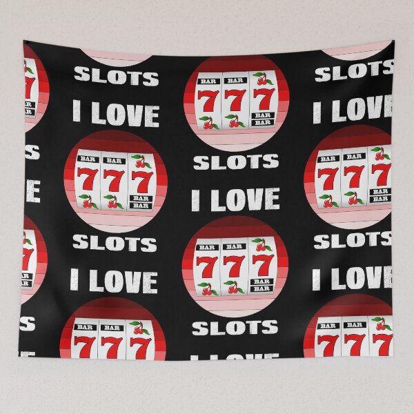 Item preview, I Love Slots, I Love Gambling designed and sold by SportyDogShop.