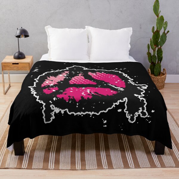 Item preview, Anarchy Symbol in Magenta Pink designed and sold by iscaStudioArt.