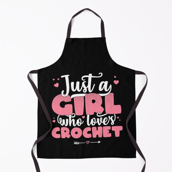 Item preview, Just A Girl Who Loves Crochet - Cute Crochet lover gift graphic designed and sold by theodoros20.