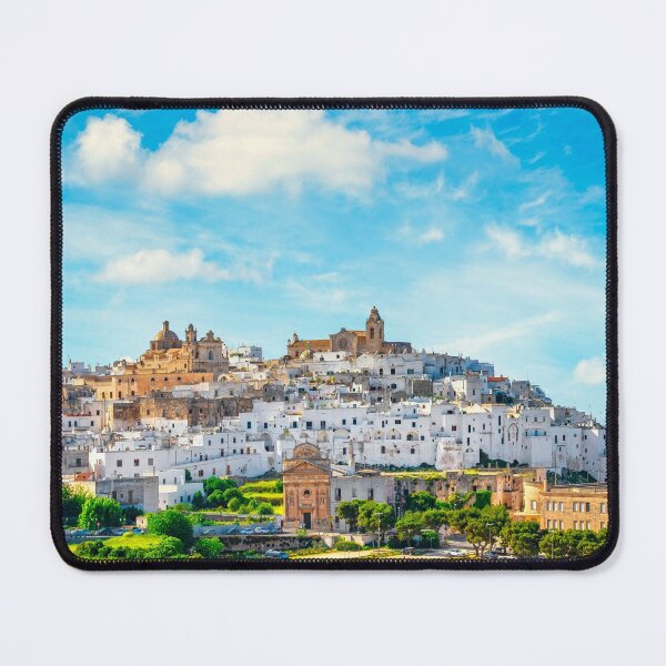 Item preview, Ostuni white town skyline, Puglia, Italy designed and sold by Stefano Orazzini.