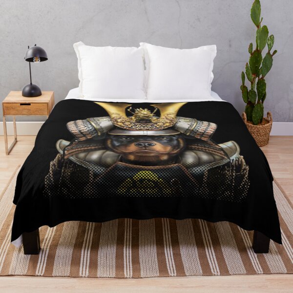 Item preview, Rottweiler Dog Warrior Wearing Japanese Samurai Armor designed and sold by joh1zwfkristy.