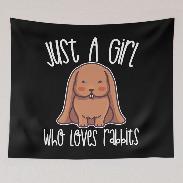 Item preview, Just A Girl Who Loves Rabbits Gift graphic designed and sold by theodoros20.