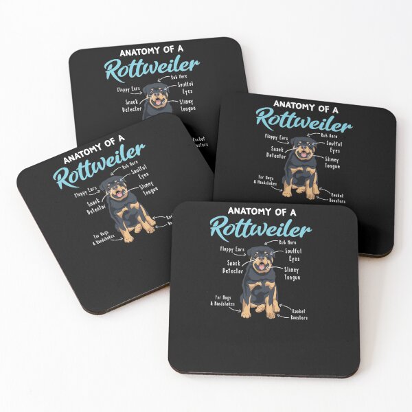 Item preview, Anatomy Of A Rottweiler Funny Rottweiler Mom Dog Mom Rottie Pullover Hoodie  designed and sold by joh1zwfkristy.