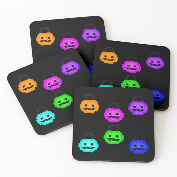 Item preview, Plastic Pixel Pumpkins designed and sold by rin3d .