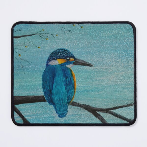 Item preview, Kingfisher waiting patiently by the stream designed and sold by Diane Hunter Art.