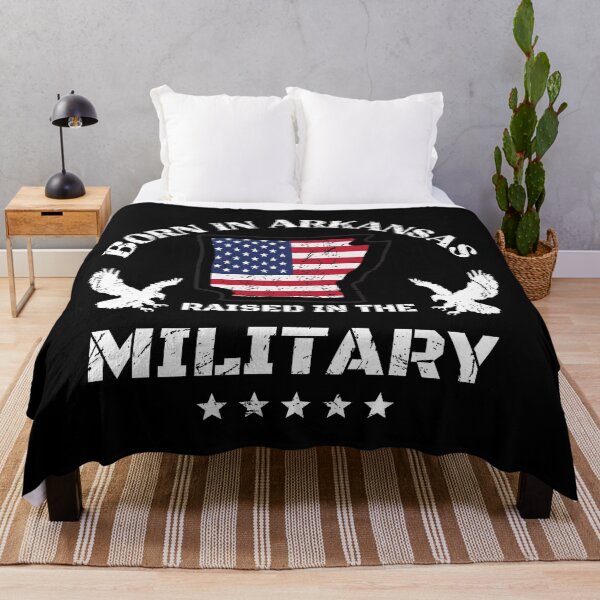 Item preview, Born in Arkansas, raised in the military design, designed and sold by PinnockDesigns.