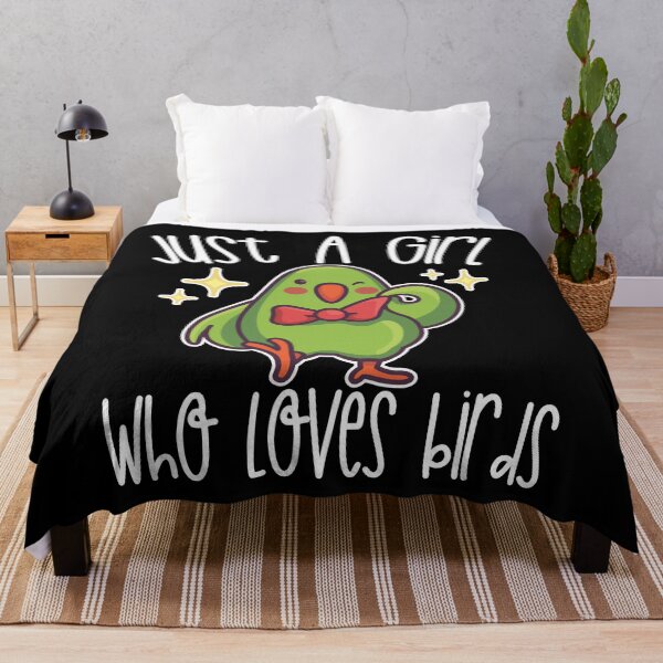 Item preview, Just A Girl Who Loves Birds Gift graphic designed and sold by theodoros20.