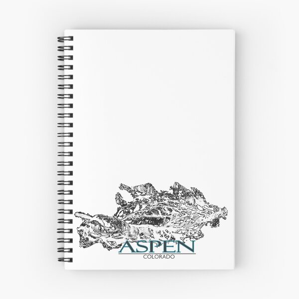 Item preview, Aspen Colorado Sky Resort Mountain Outline  designed and sold by Michael Garber.