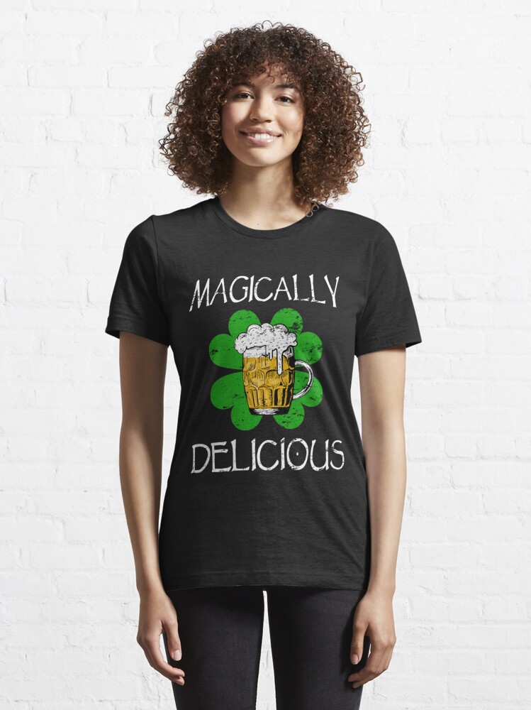 Womens Irish Yoga T Shirt Funny Saint Patricks Day Drinking Tee St