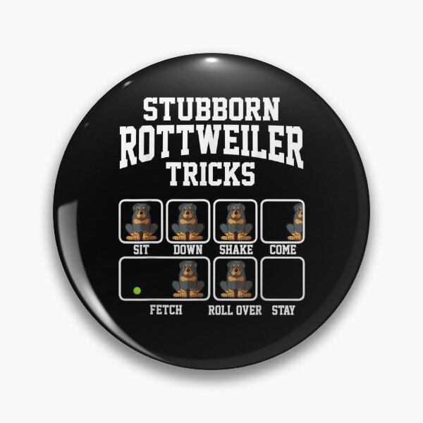 Item preview, Funny Rottweiler Stubborn Dog Tricks Dog Mom Gift   designed and sold by joh1zwfkristy.