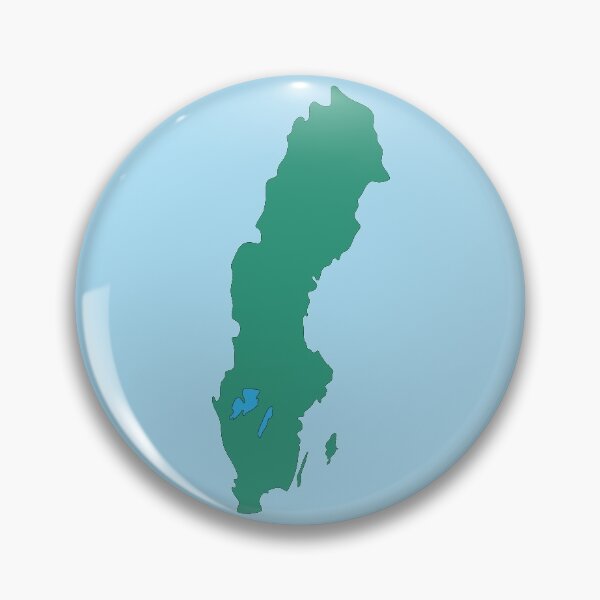 Item preview, Geographical map of Sweden illustration designed and sold by EngineerGoC.