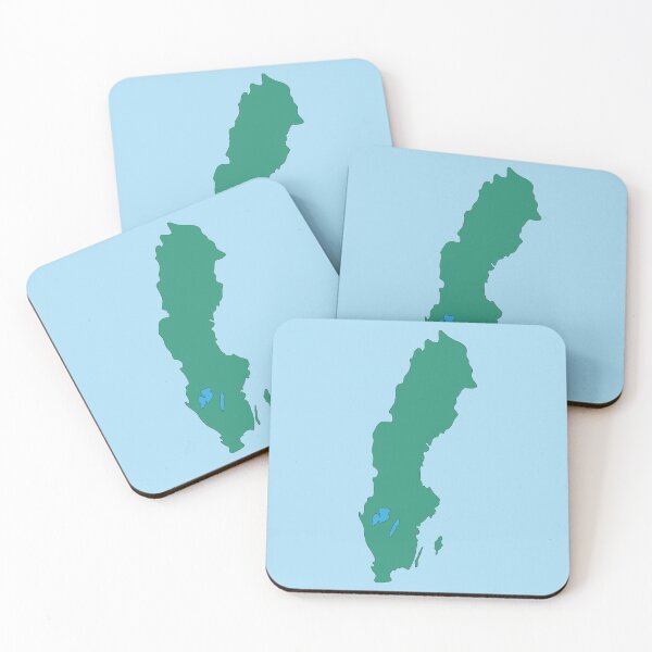 Item preview, Geographical map of Sweden illustration designed and sold by EngineerGoC.