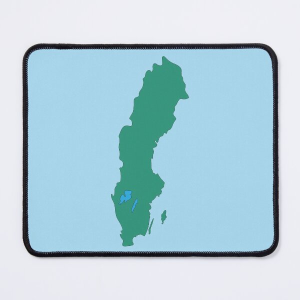 Item preview, Geographical map of Sweden illustration designed and sold by EngineerGoC.