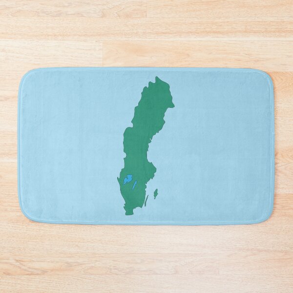 Item preview, Geographical map of Sweden illustration designed and sold by EngineerGoC.