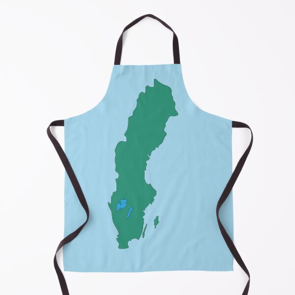 Item preview, Geographical map of Sweden illustration designed and sold by EngineerGoC.