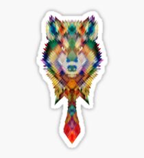 Corporate Wolf Sticker