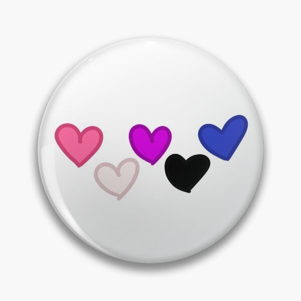 Item preview, Genderfluid flag LGBTQ pride hearts sticker designed and sold by randox3stickers.