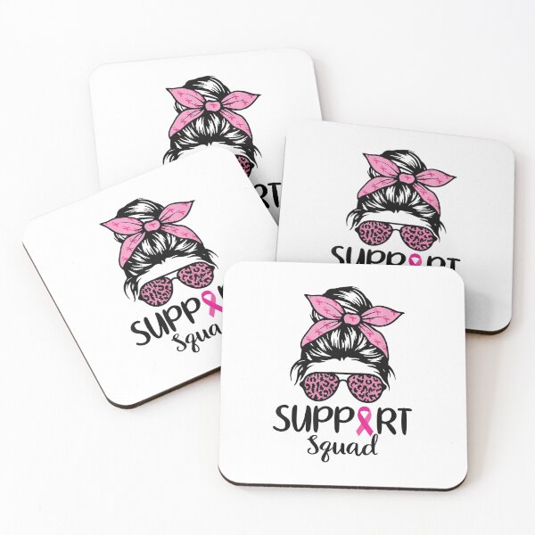 Item preview, Support Squad Messy Bun Leopard Pink Breast Cancer Awareness designed and sold by GarnerPugh.