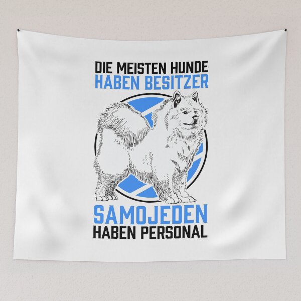 Item preview, Samoyed staff sled dog Samojedenspitz designed and sold by madgrfx.