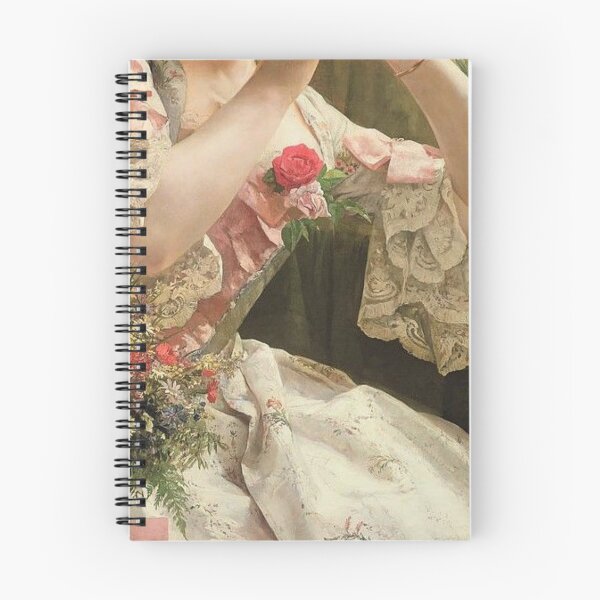 Item preview, Woman With Flowers and Lace on her Sleeve Renaissance Painting  designed and sold by Bellathewilde.