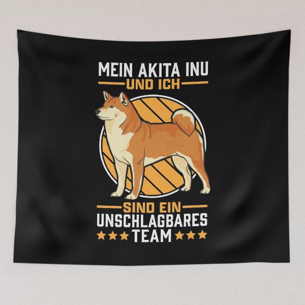 Item preview, Akita Inu unbeatable Japanese dog saying designed and sold by madgrfx.