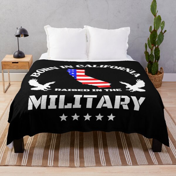 Item preview, Born in California , raised in the military design designed and sold by PinnockDesigns.