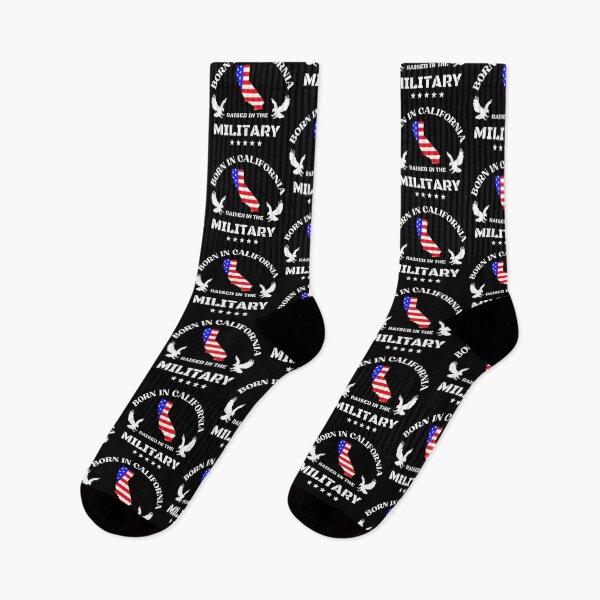Item preview, Born in California , raised in the military design designed and sold by PinnockDesigns.