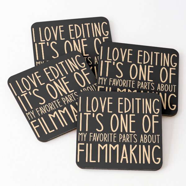 Item preview, I love editing It's one of my favorite parts about filmmaking - Filmmakers cinematographer Sarcastic Funny Hilarious Present For Mom, Dad , Girlfriend Or Boyfriend designed and sold by Aymanclothings.