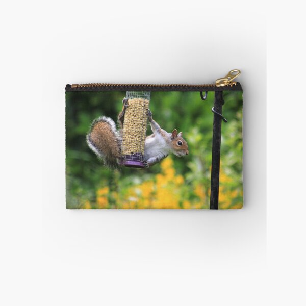 Item preview, Grey squirrel on bird feeder designed and sold by turniptowers.