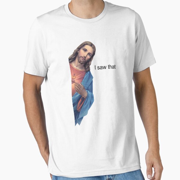 Aperçu de l'œuvre Jésus " j'ai vu ça " créée et vendue par theboonation.