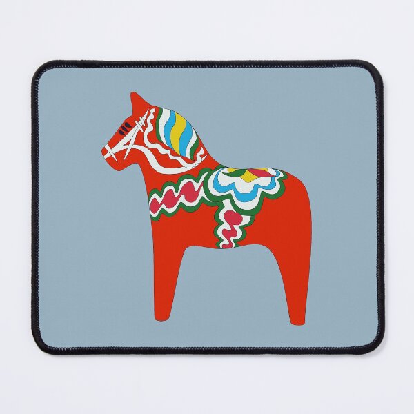 Item preview, Painted wooden Swedish horse designed and sold by EngineerGoC.