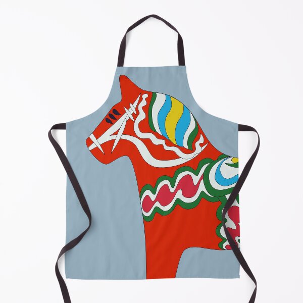 Item preview, Painted wooden Swedish horse designed and sold by EngineerGoC.